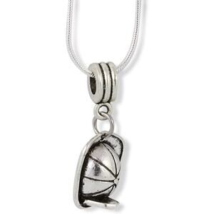 Fireman Helmet (with No 1 on Front) Charm Chain Necklace